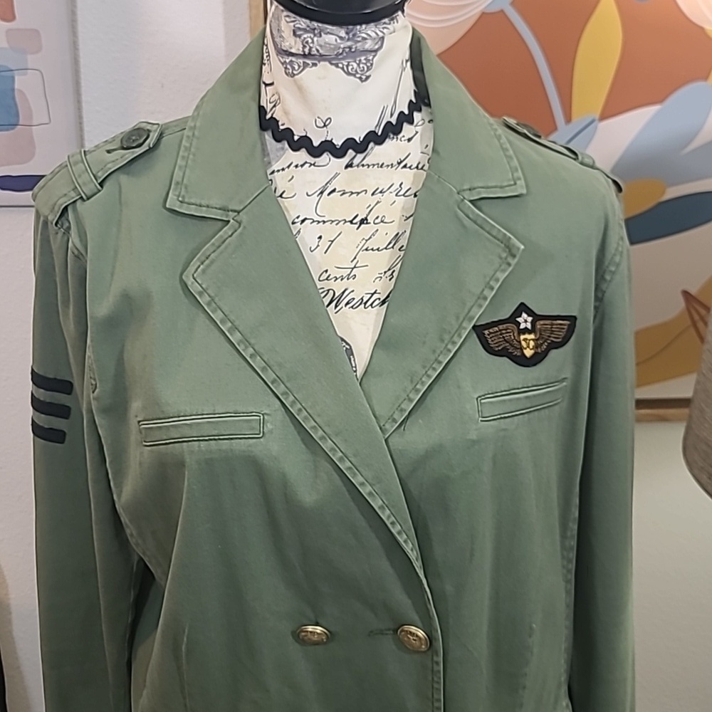 Cabi army inspired button front jacket - image 3